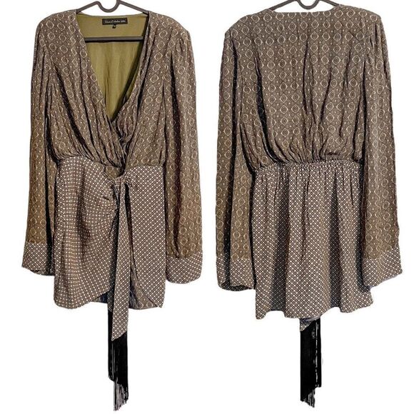 House Of Harlow Giovanna Mini Dress in Geo Multi - Picture 4 of 7
